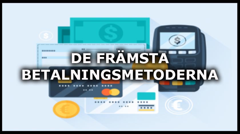 De vanligaste betalningsmöjligheterna hos casinosarna på nätet