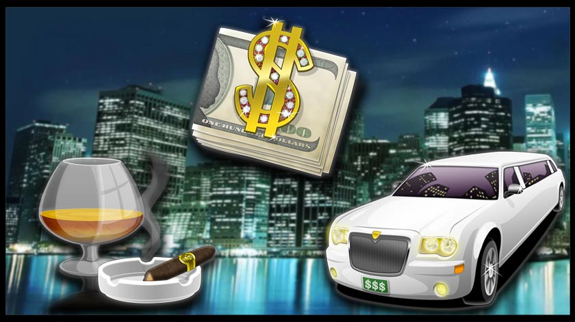 Några av symbolerna i Mega Fortune